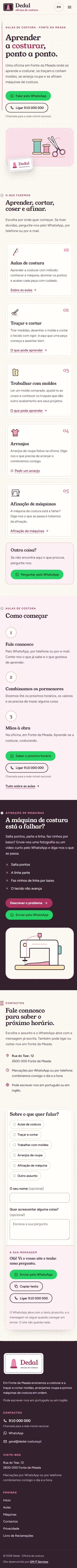Dedal — telemóvel