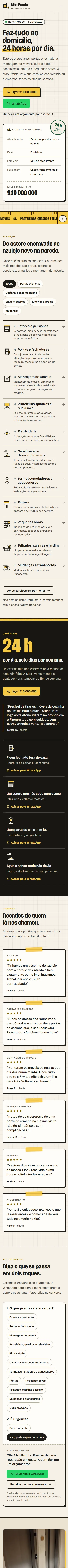 Mão Pronta — telemóvel