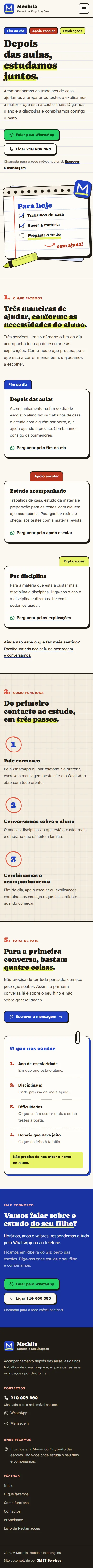 Mochila — telemóvel