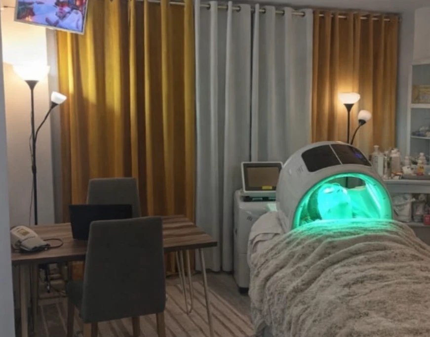 Sala de tratamentos da clínica